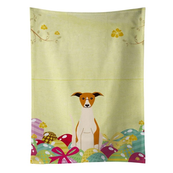 Carolines Treasures Easter Eggs Whippet Kitchen Towel BB6099KTWL